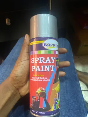 Silver spray paint 