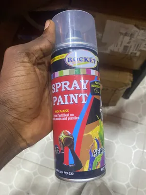 Spray paint clear